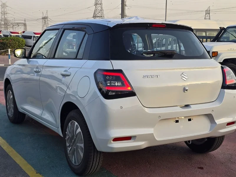 2026 Suzuki Swift GLX 1.2L 4 Cylinder Two Tone White Color with Black Roof Hatchback