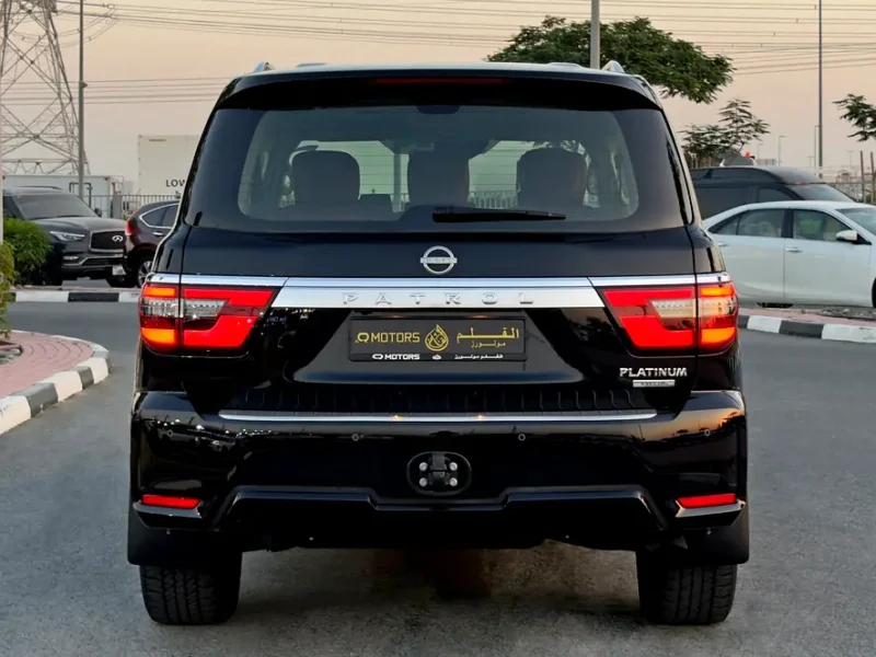 2024 Nissan Patrol LE Platinum City 5.6 Litre V8 Petrol Engine Black Red SUV GCC Specs