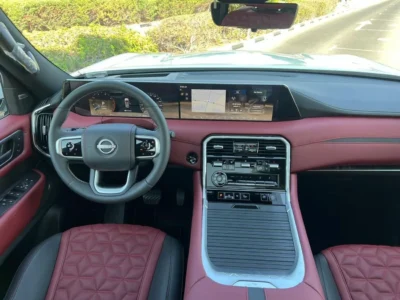 2026 Nissan Patrol LE Platinum City 3.5L Twin-Turbocharged V6 White Burgundy SUV GCC