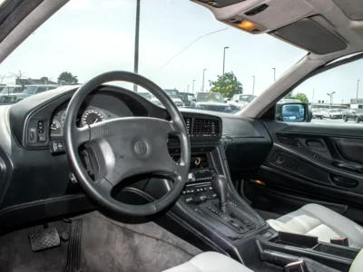 1992 BMW 8-Series 850i 12 Cylinders Petrol Engine Blue White Coupe Japanese Specs Very Clean