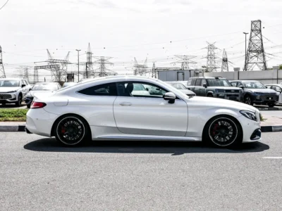 2017 Mercedes-Benz C-Class C63 S AMG 8 Cylinders Petrol Engine White Black Coupe SUPER CLEAN