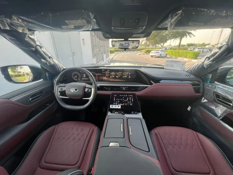 2026 Infiniti QX80 Autograph Bench Chairs 3.5L 6 Cylinders Engine Grey Red SUV GCC