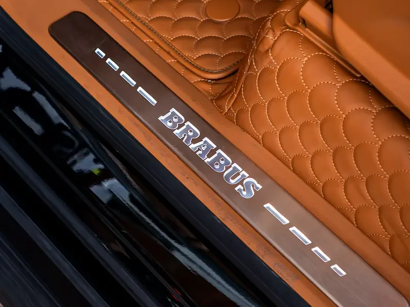 2025 Mercedes-Benz G-Class Brabus G800 V8 Biturbo Petrol Engine Green Orange SUV