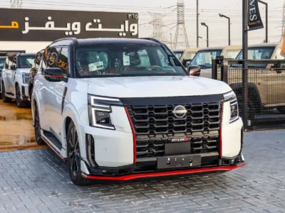 2026 Nissan Patrol NISMO 3.5 Litres Twin-Turbo 6 Cylinders Engine White Red SUV GCC