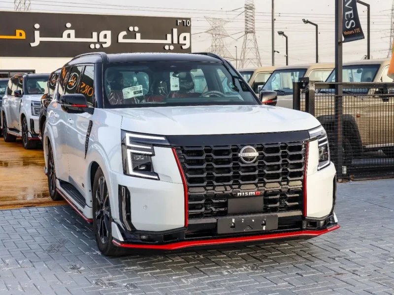 2026 Nissan Patrol NISMO 3.5 Litres Twin-Turbo 6 Cylinders Engine White Red SUV GCC