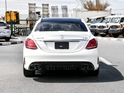 2019 Mercedes-Benz C-Class C43 AMG 6 Cylinders Petrol Engine White Black Sedan Japanese Specs