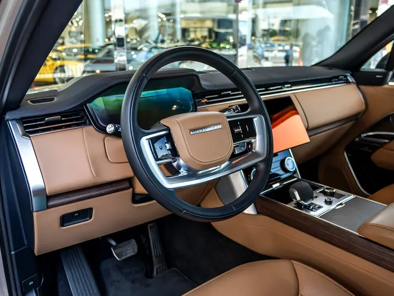 2023 Land Rover Range Rover P400 HSE 6 Cylinders Petrol Engine Gold Brown SUV GCC Specs