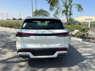 2024 Infiniti QX60 SENSORY 3.6 Litres 6 Cylinders Engine White Tan SUV GCC Specs