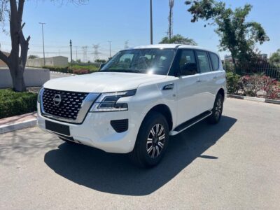 2024 Nissan Patrol LE T2 5.6-liter V8 Petrol Engine White Tan SUV GCC Specs Automatic