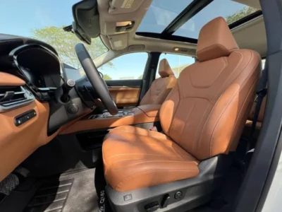 2024 Infiniti QX60 SENSORY 3.6 Litres 6 Cylinders Engine White Tan SUV GCC Specs