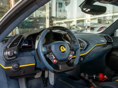 2019 FERRARI 488 PISTA 8 Cylinders Petrol Engine Silver Black Sports Car GCC Specs