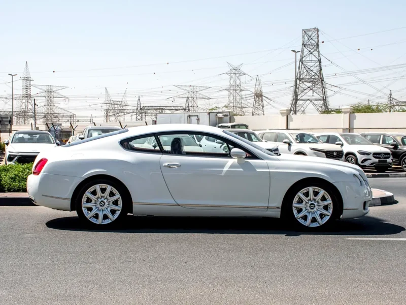 2007 Bentley Continental GT 12 Cylinders Petrol Engine White Tan Coupe GCC Specs