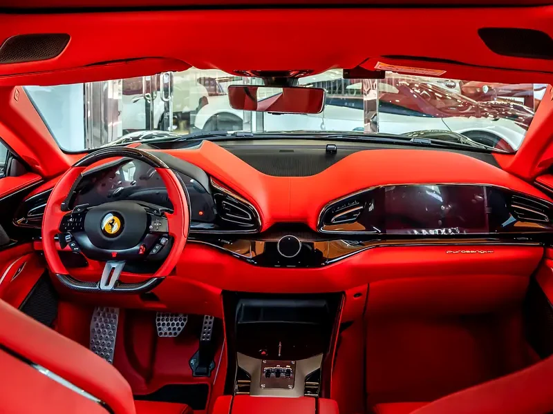 2026 Ferrari Purosangue 12 Cylinders Petrol Engine Black Red SUV Automatic
