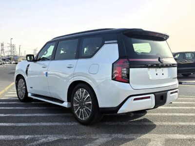 2026 Nissan Patrol LE Platinum City 3.5L Twin Turbo 6 Cylinders Petrol Engine White Tan SUV