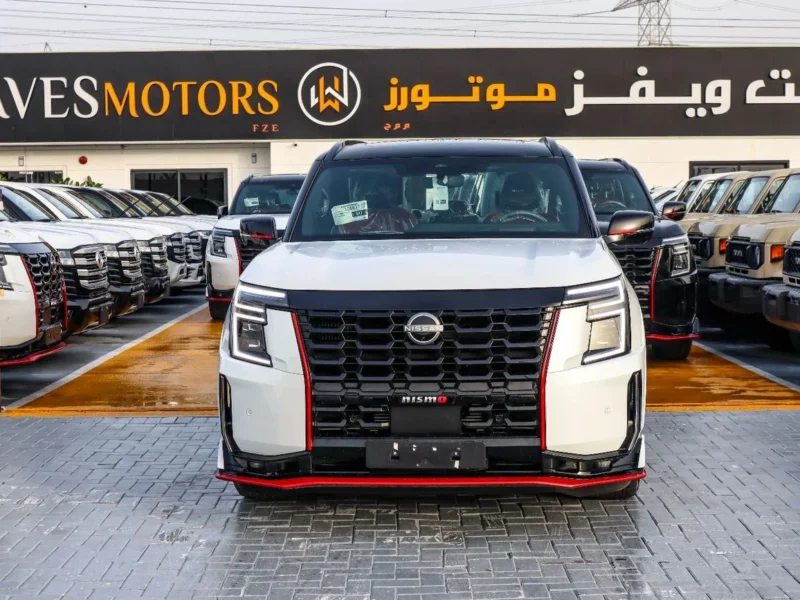2026 Nissan Patrol NISMO 3.5 Litres Twin-Turbo 6 Cylinders Engine White Red SUV GCC