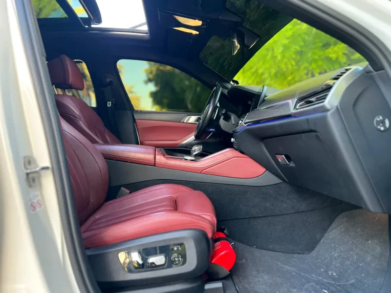 2022 BMW X6 xDrive40i 6 Cylinders Petrol Engine White Red SUV GCC Specs Automatic