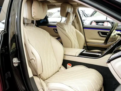 2021 Mercedes-Benz S-Class S 500 6 Cylinders Petrol Engine Black Beige Sedan Automatic