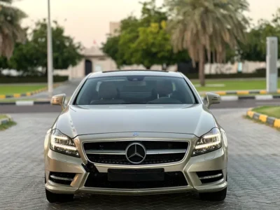 2013 Mercedes-Benz CLS-Class CLS 500 8 Cylinders Petrol Engine Beige Sedan GCC Specs