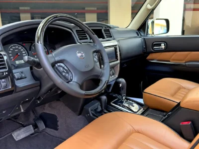 2022 Nissan Patrol Super Safari 4.8L 6 Cylinders Petrol Engine Gold Tan SUV GCC Specs