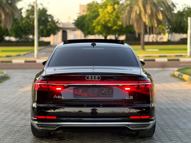 2019 Audi A8 3.0 TFSI 6 Cylinders Petrol Engine Black Beige Sedan GCC Specs Automatic