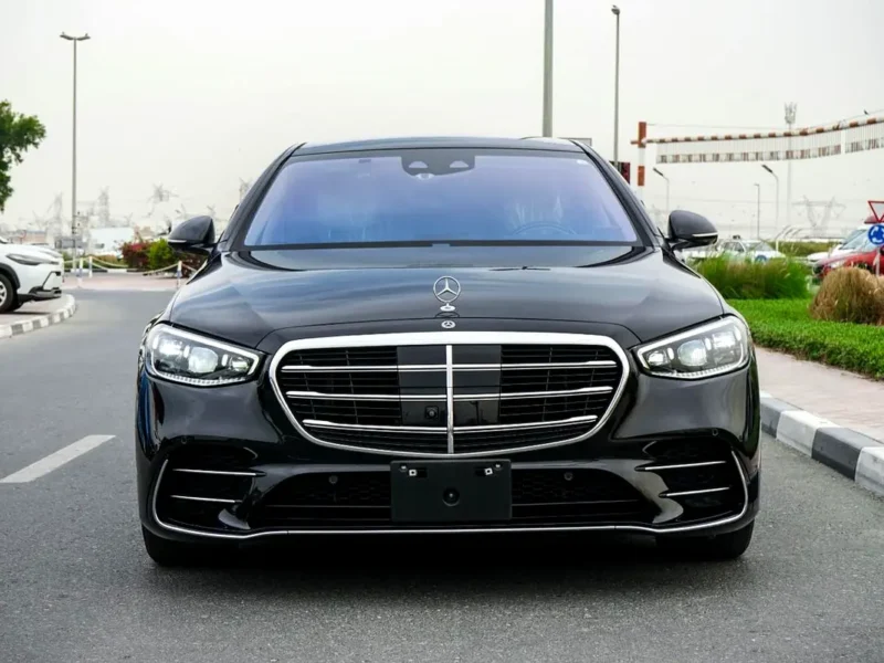 2021 Mercedes-Benz S-Class S 500 6 Cylinders Petrol Engine Black Beige Sedan Automatic