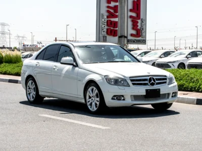 2008 Mercedes-Benz C-Class C250 4 Cylinders Petrol Engine White Black Sedan Automatic