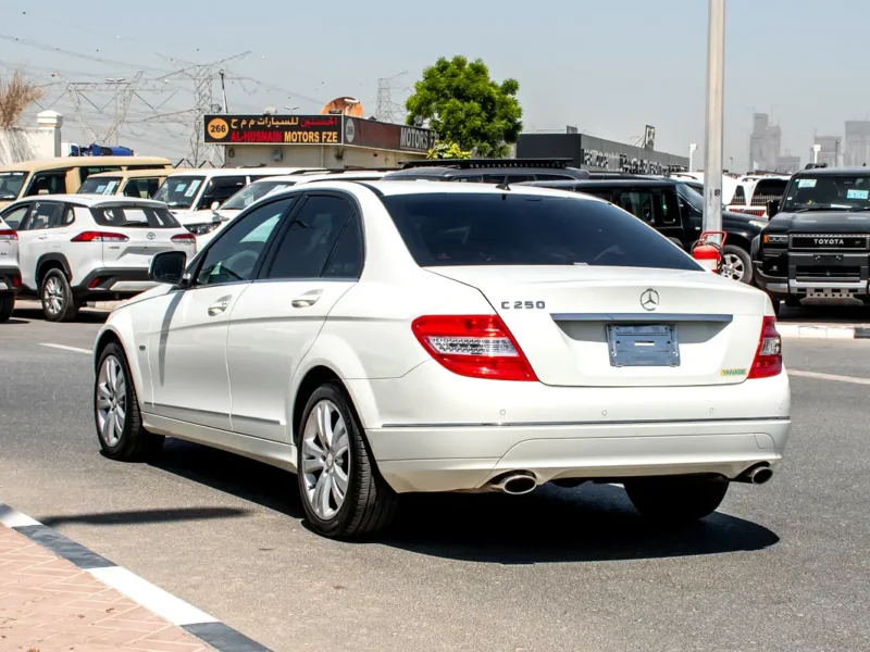 2008 Mercedes-Benz C-Class C250 4 Cylinders Petrol Engine White Black Sedan Automatic