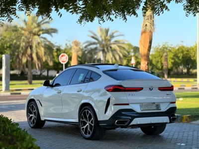 2022 BMW X6 xDrive40i 6 Cylinders Petrol Engine White Red SUV GCC Specs Automatic