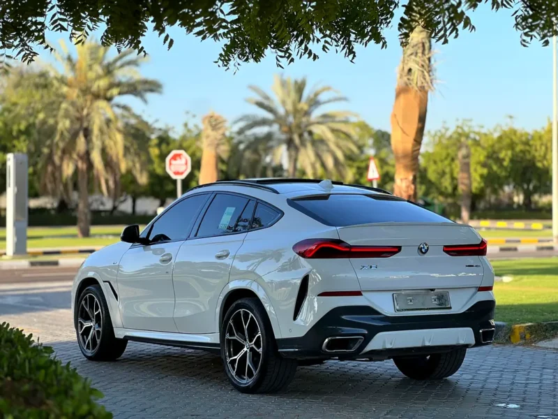 2022 BMW X6 xDrive40i 6 Cylinders Petrol Engine White Red SUV GCC Specs Automatic