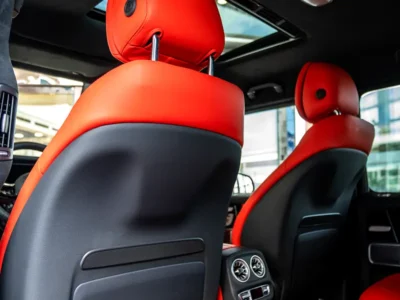 2025 Mercedes-Benz G-Class G 63 AMG 4.0 Litres V8 Biturbo Petrol Engine White Red SUV