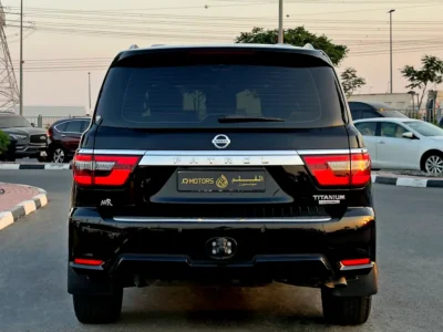 2021 Nissan Patrol LE Titanium V8 Petrol Engine Black Tan SUV GCC Specs Automatic