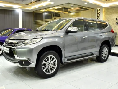 2019 Mitsubishi Montero Sport GLS 6 Cylinders Petrol Engine Silver Beige SUV GCC Specs