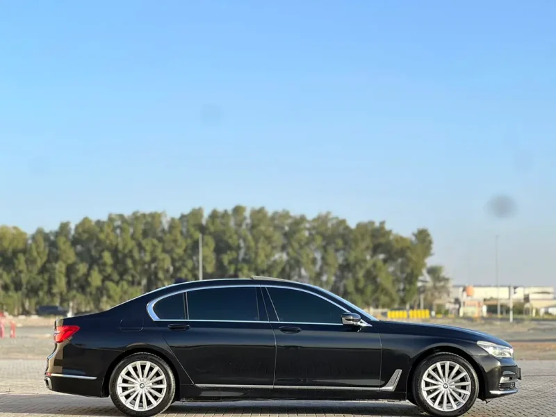 2016 BMW 7-Series 730i 4 Cylinders Petrol Engine Black Brown GCC Specs Automatic