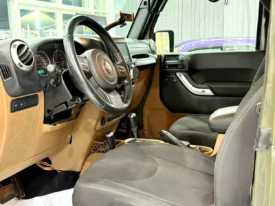 2016 Jeep Wrangler Rubicon 6 Cylinders Petrol Engine Green Black Crossover GCC Specs