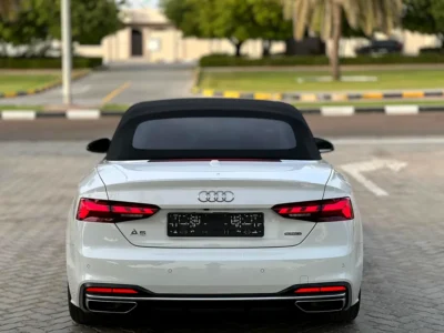 2021 Audi A5 45 TFSI Quattro 4 Cylinders Petrol Engine White Beige Convertible American Specs