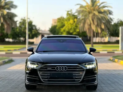 2019 Audi A8 3.0 TFSI 6 Cylinders Petrol Engine Black Beige Sedan GCC Specs Automatic
