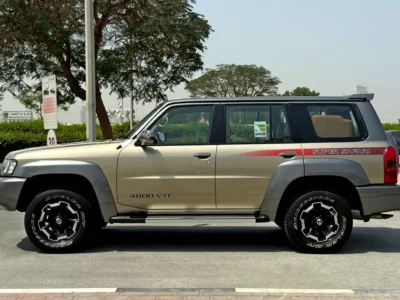 2022 Nissan Patrol Super Safari 4.8L 6 Cylinders Petrol Engine Gold Tan SUV GCC Specs