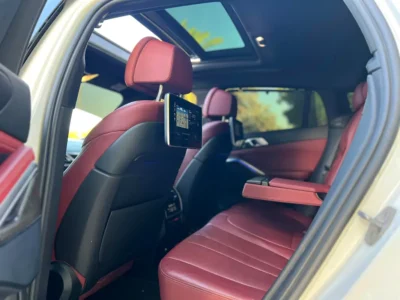 2022 BMW X6 xDrive40i 6 Cylinders Petrol Engine White Red SUV GCC Specs Automatic