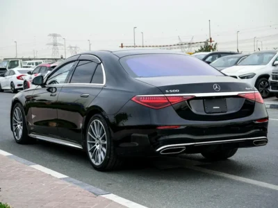 2021 Mercedes-Benz S-Class S 500 6 Cylinders Petrol Engine Black Beige Sedan Automatic