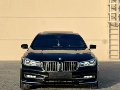 2016 BMW 7-Series 730i 4 Cylinders Petrol Engine Black Brown GCC Specs Automatic