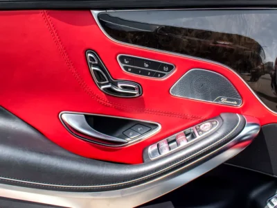 2015 Mercedes-Benz S-Class S 550 4MATIC 8 Cylinders Petrol Engine Black Red Coupe Automatic