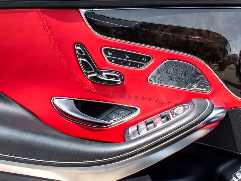 2015 Mercedes-Benz S-Class S 550 4MATIC 8 Cylinders Petrol Engine Black Red Coupe Automatic