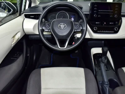 2020 Toyota Corolla GLI 4 Cylinders Petrol Engine White Beige Sedan GCC Specs