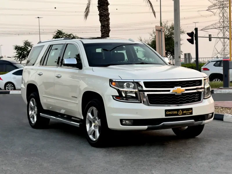 2015 Chevrolet Tahoe Z71 5.3 Litres V8 Petrol Engine White Brown SUV GCC Specs Automatic