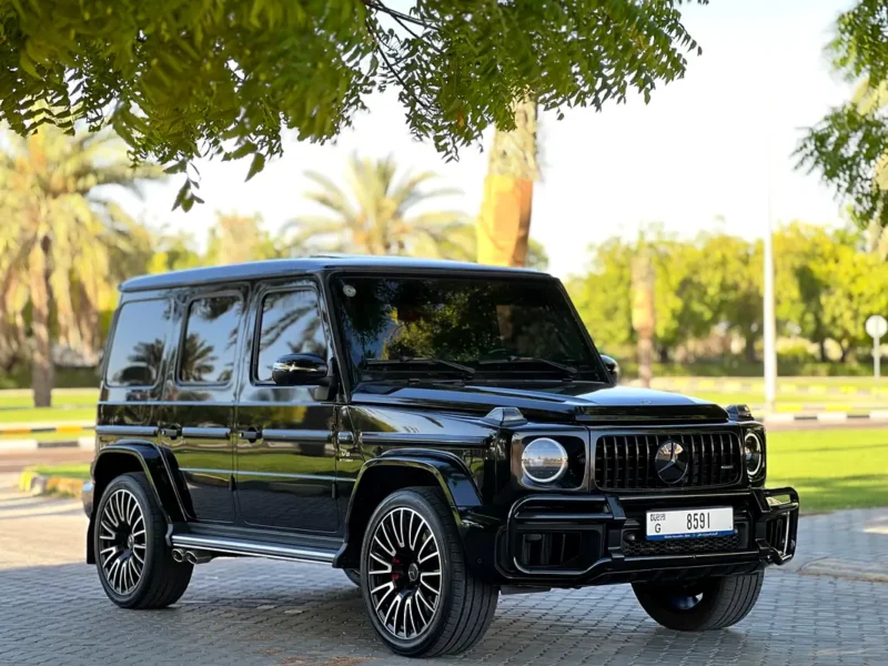 2020 Mercedes-Benz G-Class G 63 AMG 8 Cylinders Petrol Engine Black Red SUV Automatic