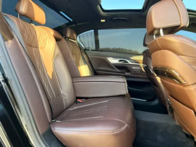 2016 BMW 7-Series 730i 4 Cylinders Petrol Engine Black Brown GCC Specs Automatic