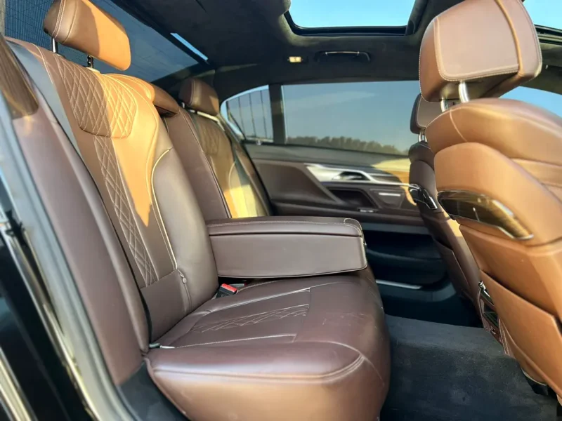 2016 BMW 7-Series 730i 4 Cylinders Petrol Engine Black Brown GCC Specs Automatic