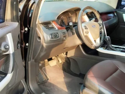 2013 Ford Edge Limited 6 Cylinders Petrol Engine Brown SUV GCC Specs Automatic