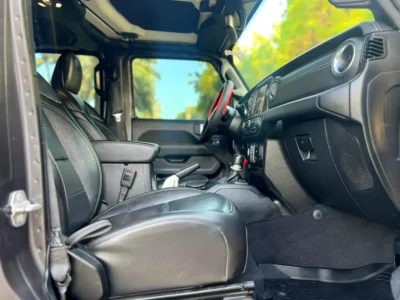 2021 Jeep Wrangler Unlimited Sahara 6 Cylinders Petrol Engine Grey Black SUV GCC Specs