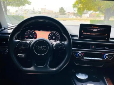 2018 Audi A5 40 TFSI 4 Cylinders Petrol Engine Grey Brown Sedan GCC Specs Excellent Condition